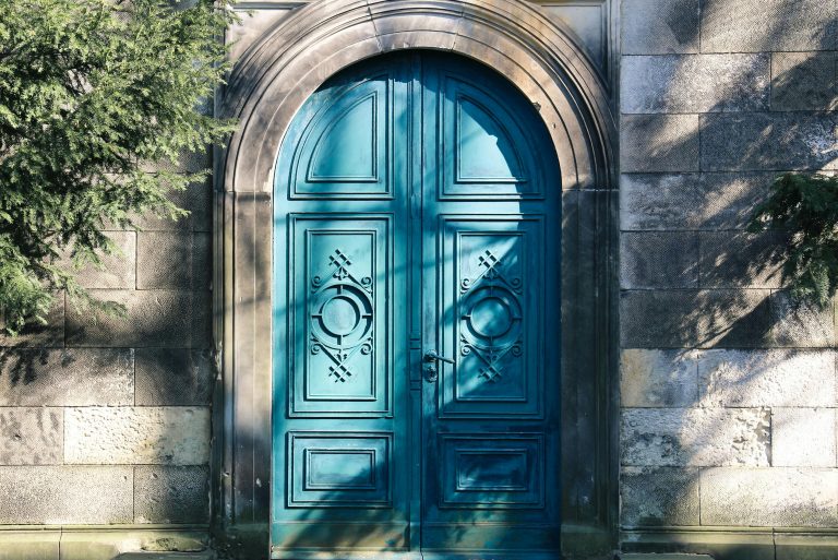 Blue door